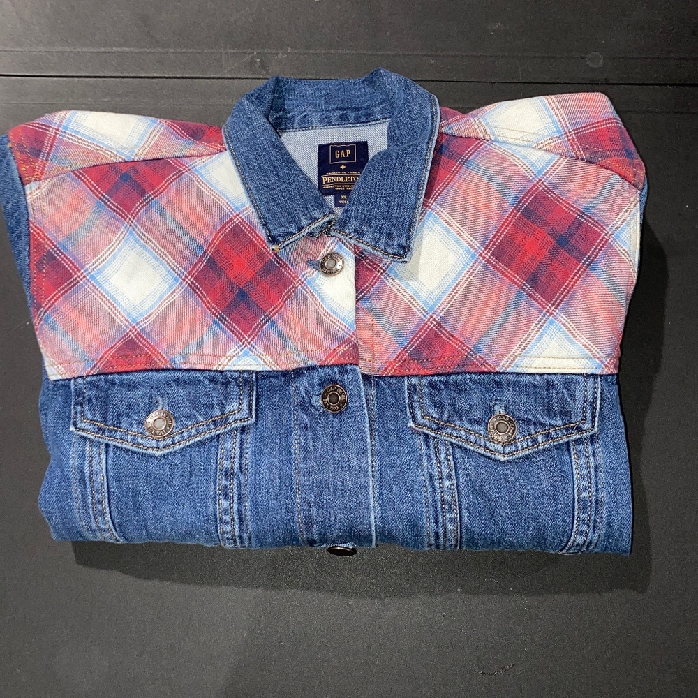 Gap + Pendleton Vintage Jean Jacket size XL